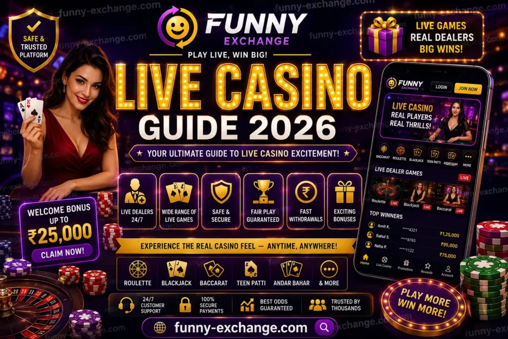 Funny Exchange Live Casino Guide 2026